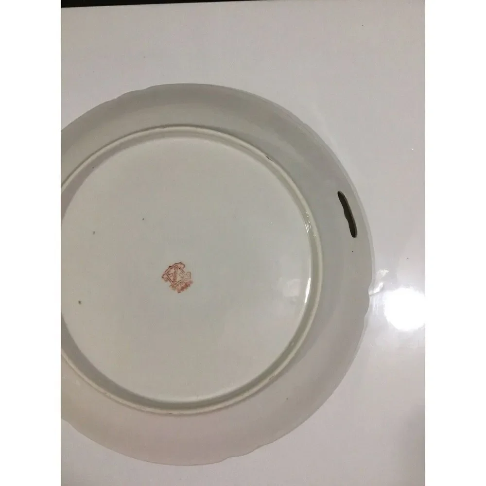 Vtg 1900’‎ CARL SCHUMANN ARZBERG CHOP / CABINET PLATE BAVARIA GOLD Lusterware